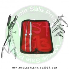 Hegar Uterine Dilator Set 2 Pieces 3-4,11-12, mathieu speculum, grave 3pcs