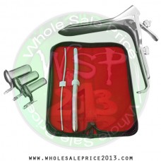 Hegar Uterine Dilator Set 2 Pieces 3-4,11-12, collin 3pcs, grave medium