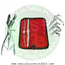 Hegar uterine dilator set 2 Pieces 3-4,13-14, mathieu, grave 3pcs