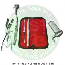 Hegar uterine dilator set 2 Pieces 3-4,13-14, pinwheel, mathieu speculum, collin large