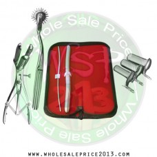 Hegar uterine dilator set 2 Pieces 3-4,13-14, pinwheel, mathieu speculum, collin 3pcs