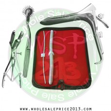 Hegar uterine dilator set 2 Pieces 3-4,13-14, pinwheel, mathieu speculum, grave large