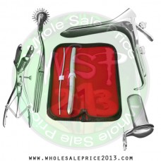 Hegar uterine dilator set 2 Pieces 3-4,15-16, pinwheel, mathieu, collin medium, grave large