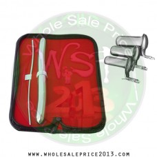 Hegar uterine dilator set 2 Pieces 3-4,17-18, collin 3pcs