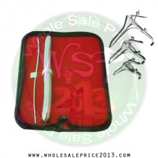 Hegar uterine dilator set 2 Pieces 3-4,17-18, grave 3pcs