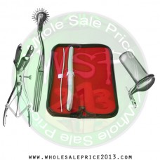 Hegar uterine dilator set 2 Pieces 3-4,17-18, pinwheel, mathieu speculum, collin large