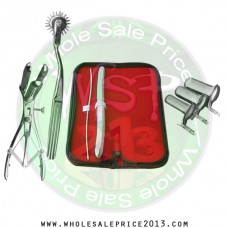Hegar uterine dilator set 2 Pieces 3-4,17-18, pinwheel, mathieu speculum, collin 3pcs