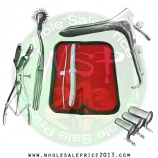 Hegar uterine dilator set 2 Pieces 3-4,17-18, pinwheel, mathieu, collin 3pcs, grave large