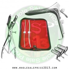 Hegar uterine dilator set 2pieces 3-4, 5-6, Mathieu Speculum, collin 3pcs, garve large