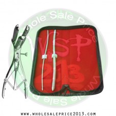 Hegar Uterine Dilator Set 2 Pieces 3-4, 7-8, mathieu speculum