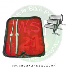 Hegar Uterine Dilator Set 2 Pieces 3-4, 7-8, collin 3pcs Hegar Uterine Dilator Set 2 Pieces 3-4, 7-8, collin 3pcs