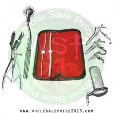 Hegar Uterine Dilator Set 2 Pieces 3-4, 7-8, pinwheel, mathieu speculum, grave 3pcs,collin large