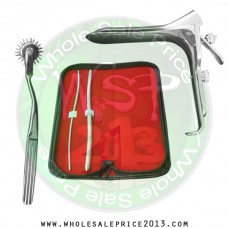 Hegar Uterine Dilator Set 2 Pieces 3-4, 7-8, pinwheel, grave large
