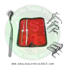 Hegar Uterine Dilator Set 2 Pieces 3-4, 7-8, pinwheel, grave 3pcs, collin 3pcs
