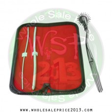 Hegar Uterine Dilator Set 2 Pieces 3-4, 7-8, wartenberg pinwheel