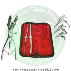 Hegar Uterine Dilator Set 2 Pieces 3-4, 9-10, mathieu speculum, grave 3pcs Hegar Uterine Dilator Set 2 Pieces 3-4, 9-10, mathieu speculum, grave 3pcs