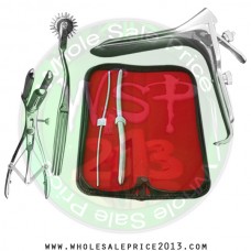 Hegar Uterine Dilator Set 2 Pieces 3-4,9-10, pinwheel, mathieu speculum, grave large
