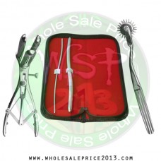 Hegar Uterine Dilator Set 2 Pieces 3-4,9-10, pinwheel, mathieu speculum