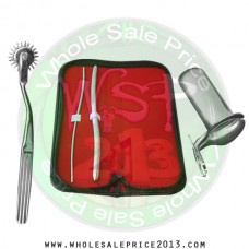 Hegar Uterine Dilator Set 2 Pieces 3-4,9-10, pinwheel, collin medium