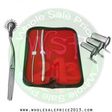 Hegar Uterine Dilator Set 2 Pieces 3-4,9-10, pinwheel, collin 3pcs