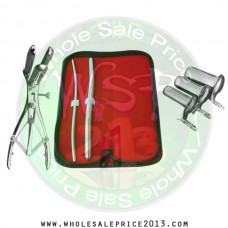 Hegar uterine dilator set 2 Pieces 5-6,11-12, mathieu, collin 3pcs