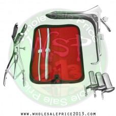 Hegar uterine dilator set 2 Pieces 5-6,11-12, mathieu, collin 3pcs, grave large