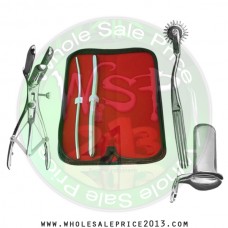 Hegar uterine dilator set 2 Pieces 5-6,11-12, pinwheel, mathieu speculum, collin large