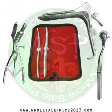 Hegar uterine dilator set 2 Pieces 5-6,11-12, pinwheel, mathieu speculum, grave large