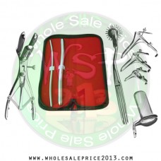 Hegar uterine dilator set 2 Pieces 5-6,11-12, pinwheel, mathieu, grave 3pcs, collin large