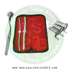 Hegar uterine dilator set 2 Pieces 5-6,11-12, pinwheel, collin 3pcs