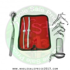 Hegar uterine dilator set 2 Pieces 5-6,11-12, pinwheel, grave 3pcs, collin large