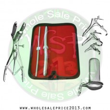 Hegar uterine dilator set 2 Pieces 5-6,13-14, mathieu, grave 3pcs, collin medium