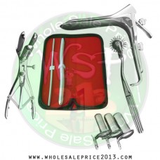 Hegar uterine dilator set 2 Pieces 5-6,13-14, pinwheel, mathieu, collin 3pcs, grave large