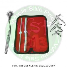 Hegar uterine dilator set 2 Pieces 5-6,13-14, pinwheel, grave 3pcs