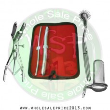 Hegar uterine dilator set 2 Pieces 5-6,15-16, pinwheel, mathieu, collin large