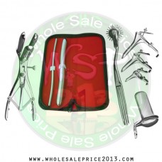 Hegar uterine dilator set 2 Pieces 5-6,15-16, pinwheel, mathieu, grave 3 pieces, collin large