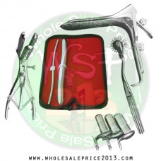 Hegar uterine dilator set 2 Pieces 5-6,17-18, pinwheel, mathieu, collin 3, grave large