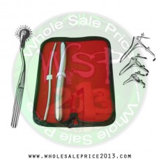Hegar uterine dilator set 2 Pieces 5-6,17-18, pinwheel, grave 3