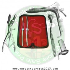 Hegar uterine dilator set 2 Pieces 5-6,7-8, pinwheel, mathieu speculum, collin large, grave large 