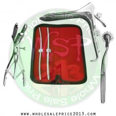 Hegar uterine dilator set 2 Pieces 5-6,7-8, pinwheel, mathieu speculum, grave large