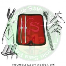 Hegar uterine dilator set 2 Pieces 5-6,7-8, pinwheel, mathieu speculum, grave 3pcs, collin 3pcs