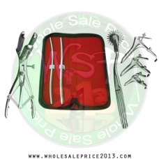 Hegar uterine dilator set 2 Pieces 5-6,7-8, pinwheel, mathieu speculum, grave 3pcs