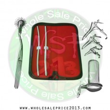 Hegar uterine dilator set 2 Pieces 5-6,7-8, pinwheel, grave 3pcs, collin large