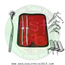 Hegar uterine dilator set 2 Pieces 5-6,7-8, pinwheel, grave 3pcs, collin 3pcs