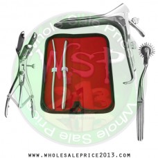 Hegar uterine dilator set 2 Pieces 5-6,9-10, pinwheel, mathieu speculum, grave large