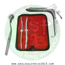 Hegar uterine dilator set 2 Pieces 5-6,9-10, pinwheel, grave large