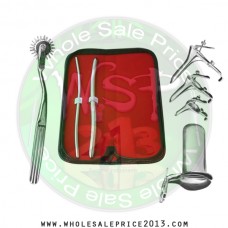 Hegar uterine dilator set 2 Pieces 5-6,9-10, pinwheel, grave 3pcs, collin large