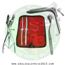 Hegar uterine dilator set 2 Pieces 7-8,11-12, pinwheel, mathieu, grave large
