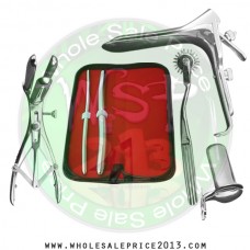 Hegar uterine dilator set 2 Pieces 7-8,13-14, pinwheel, mathieu, collin medium, grave small