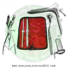 Hegar uterine dilator set 2 Pieces 7-8,15-16, pinwheel, mathieu, collin large, grave small
